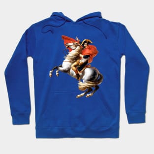 Napoleon Crossing the Alps Painting by Jacques-Louis David Hoodie